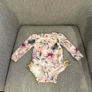 Posh Peanut Rash guard long sleeve swim suit